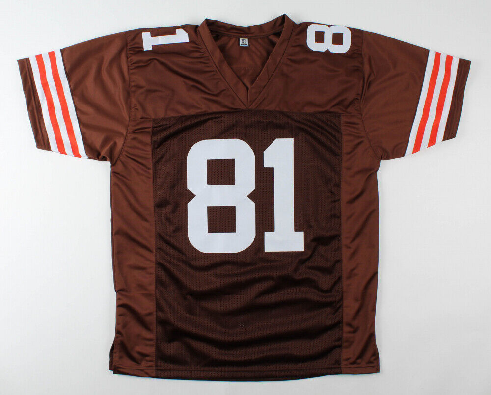 Austin Hooper Signed Cleveland Browns Jersey (JSA COA) 2016 3rd Rd Draft Pick TE