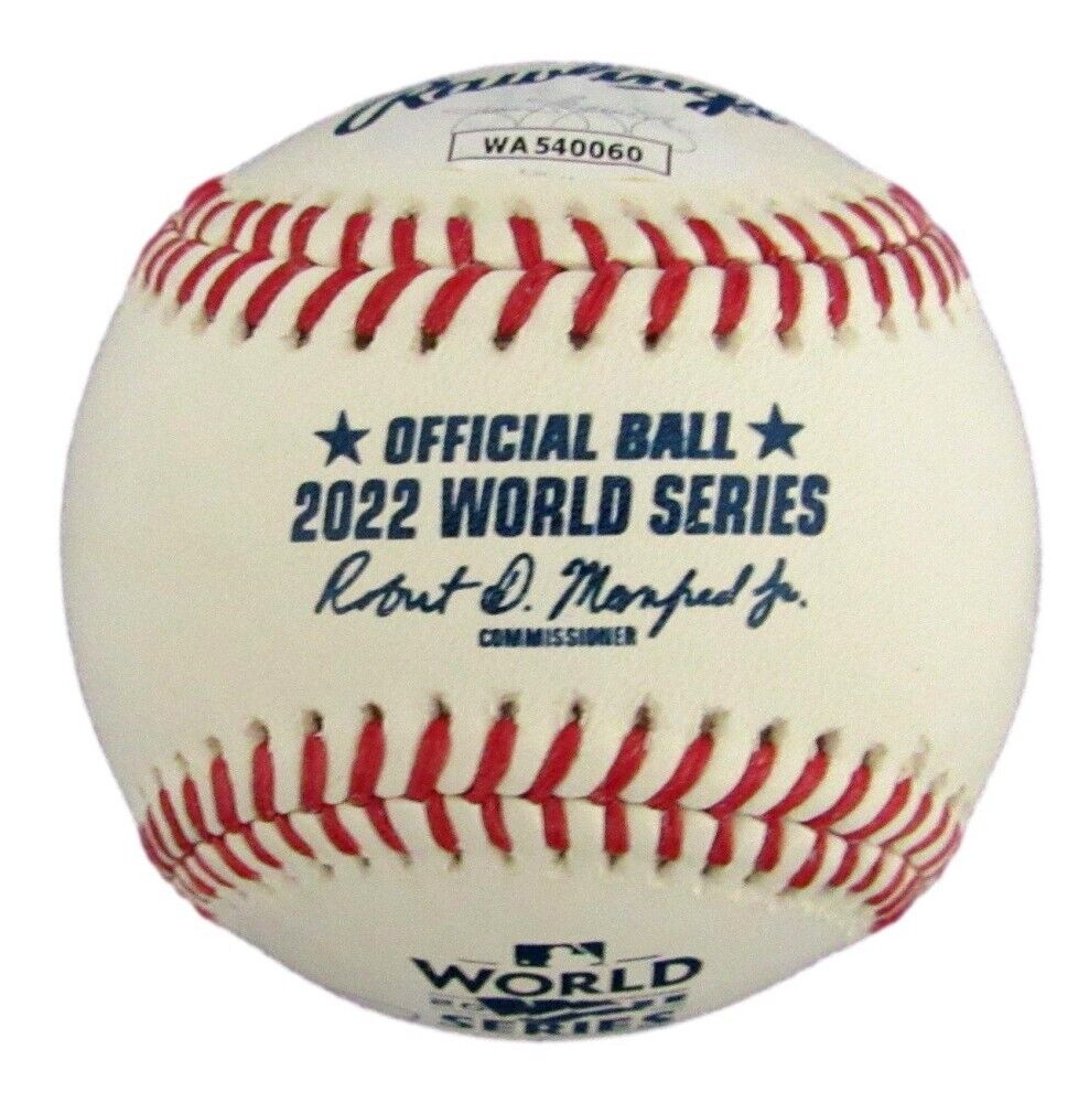 Rob Thomson Signed Philidelphia Phillies Mgr. 2022 World Series Baseball JSA COA