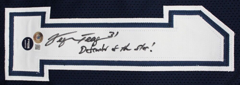 George Teague Signed Dallas Cowboys Jersey (Beckett) Alabama Crimson Tide D.B