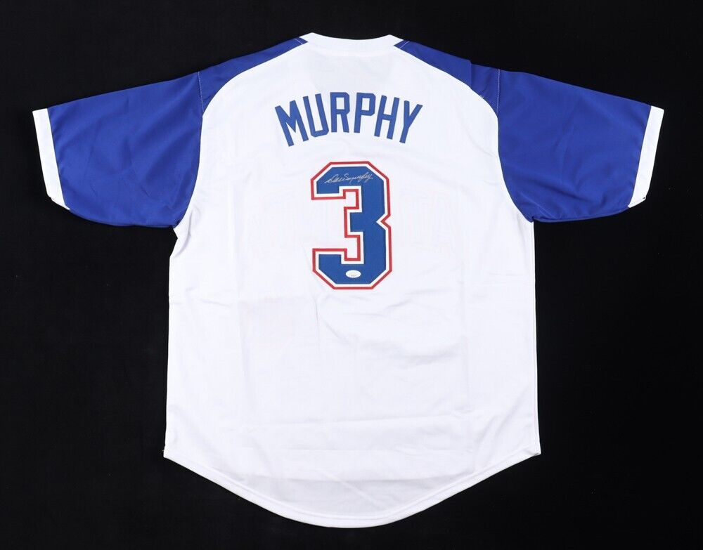 Dale Murphy Signed Atlanta Braves 1974 Throwback Jersey (JSA COA) 2×N.L. MVP O.F