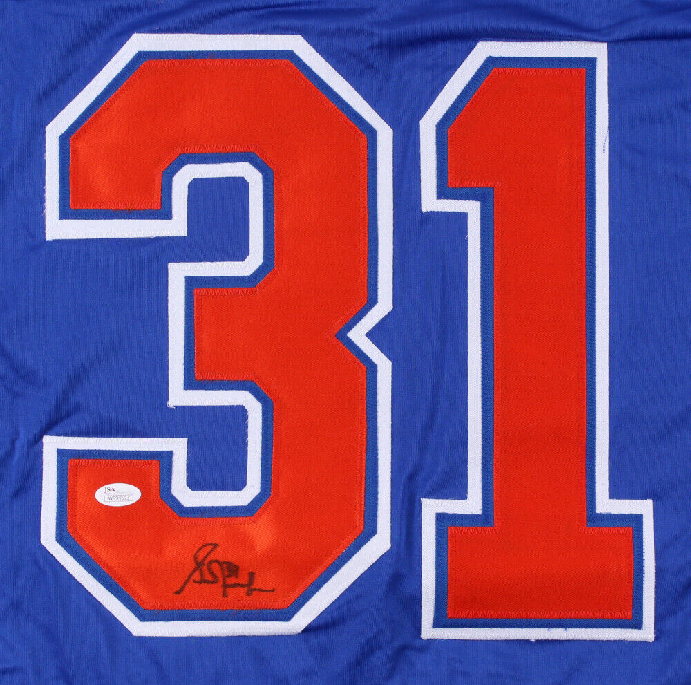 Grant Fuhr Signed Edmonton Oilers Jersey (JSA COA) 5xStanley Cup Champion Goalie