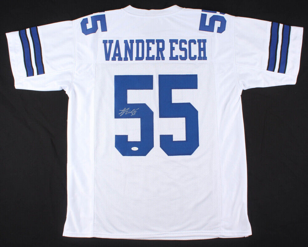 Leighton Vander Esch Signed Cowboys Jersey (JSA Holo) Dallas 2018 #1 Draft Pk