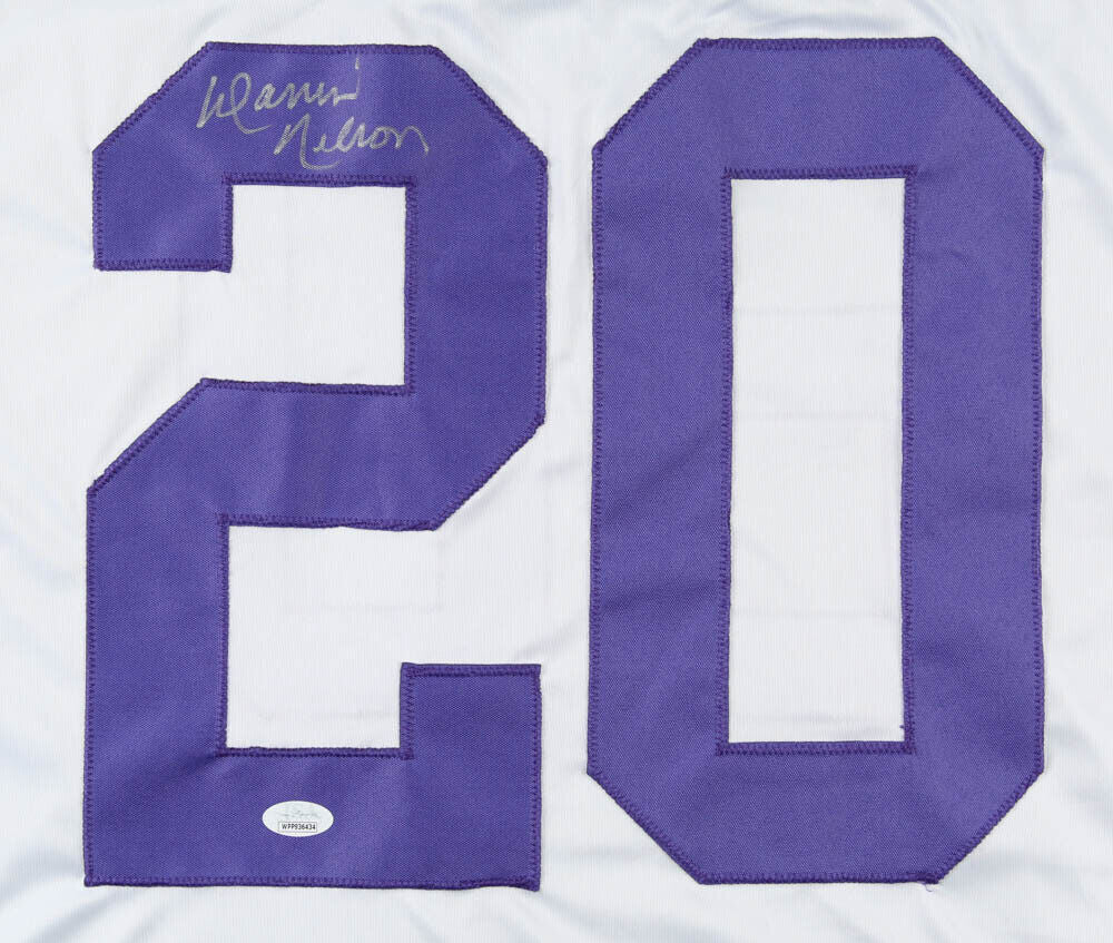 Darrin Nelson Signed Minnesota Vikings Jersey (JSA COA) Running Back / Returner