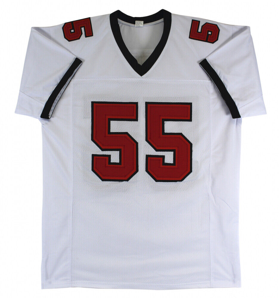 Derrick Brooks Signed Tampa Bay Buccaneers White Home Jersey (Beckett Hologram)
