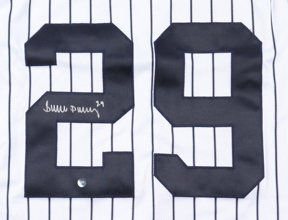 Brandon Drury Signed New York Yankees Majestic Pinstriped Home Jersey (Steiner)