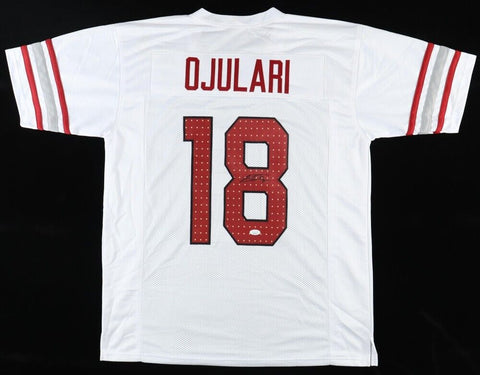 B.J Ojulari Signed Arizona Cardinals Jersey (JSA COA) Cards 2nd Round Pick / LSU