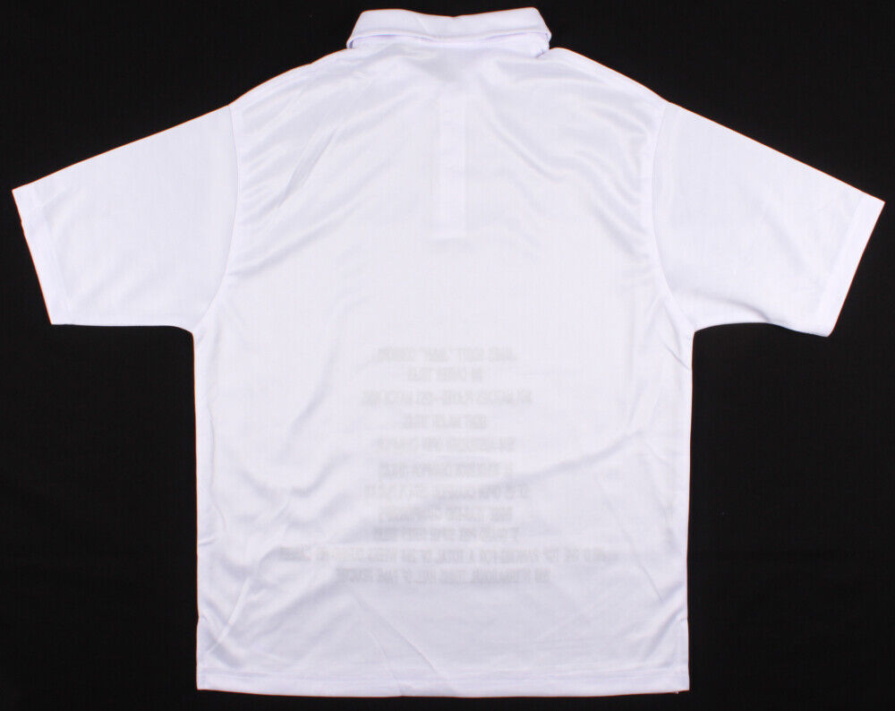 Jimmy Connors Signed Career Highlight Stat Jersey (MAB Hologram) 5xUS Open Champ