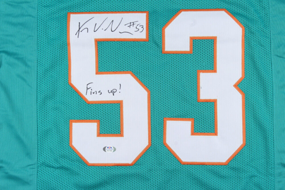 Kyle Van Noy Signed Miami Dolphins Jersey Inscribed "Fins Up!" (PSA COA)