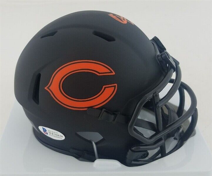 Charles Tillman Signed Chicago Bears Eclipse Alternate Mini Helmet (Beckett COA)