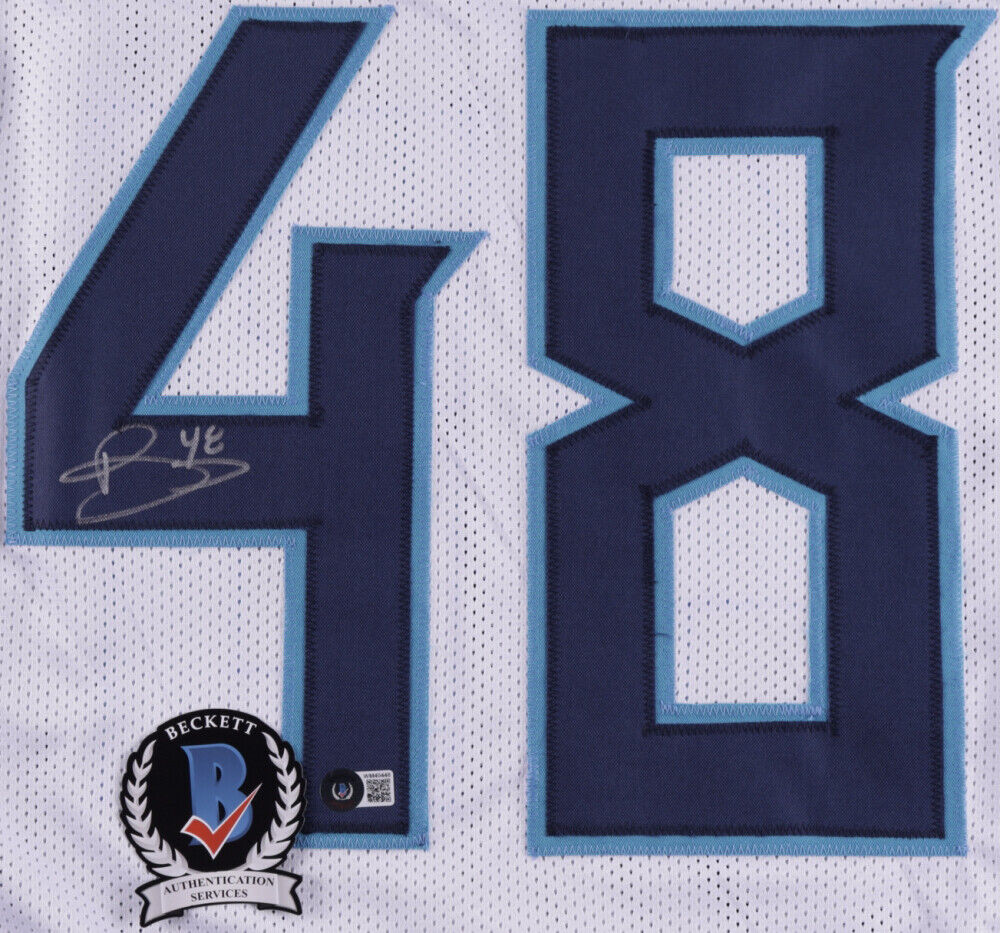 Bud Dupree Signed Tennessee Titans Jersey (Beckett Holo) 1st Round Pick 2015 LB