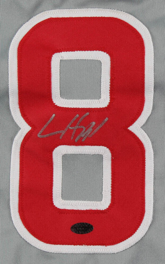 Ian Happ Signed Cubs Jersey (Leaf COA) Chicago's 2015 #1 Pick 2015 MLB Draft