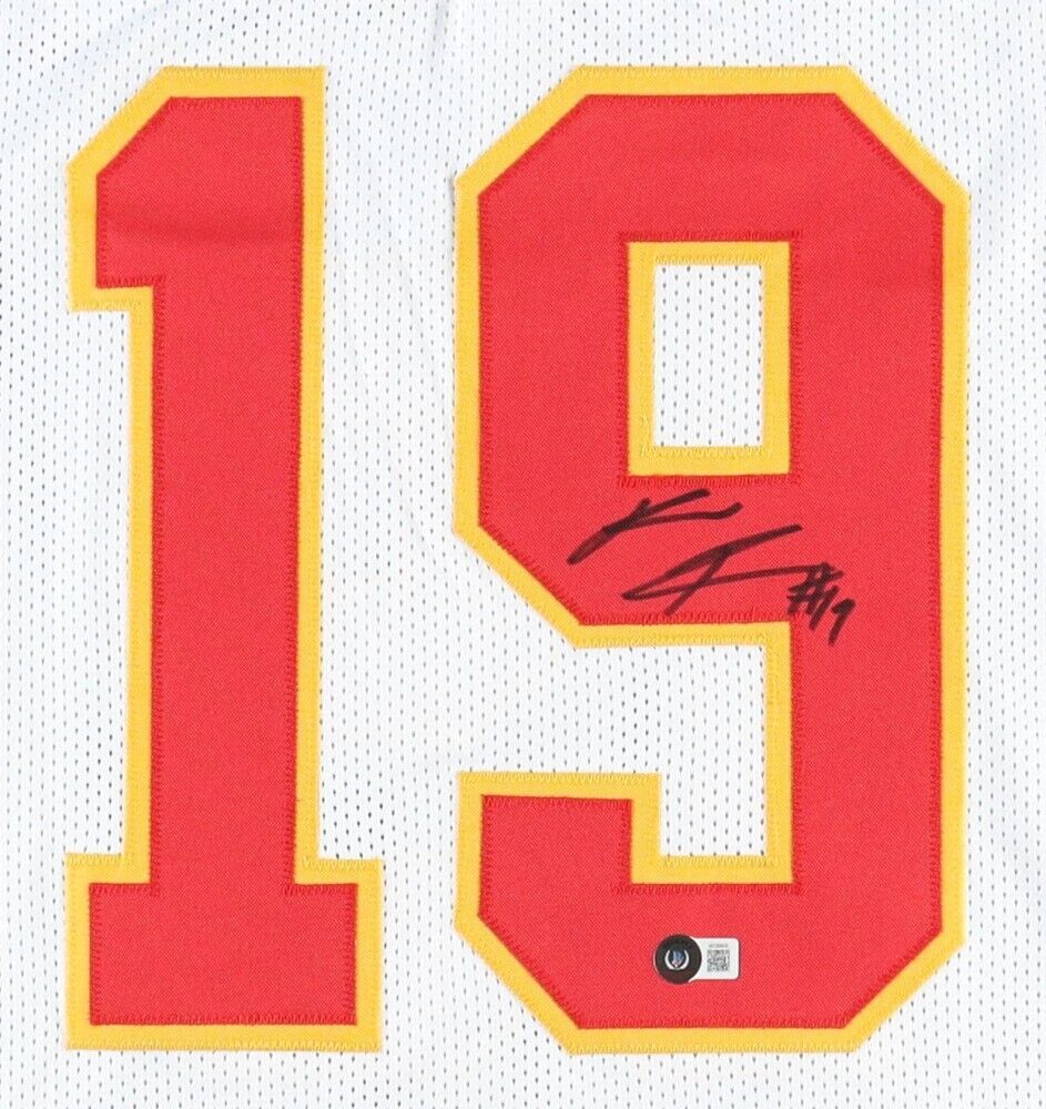 Kadarius Toney Signed Kansas City Chiefs Jersey (Beckett) 2021 1st Rnd Pk Gators