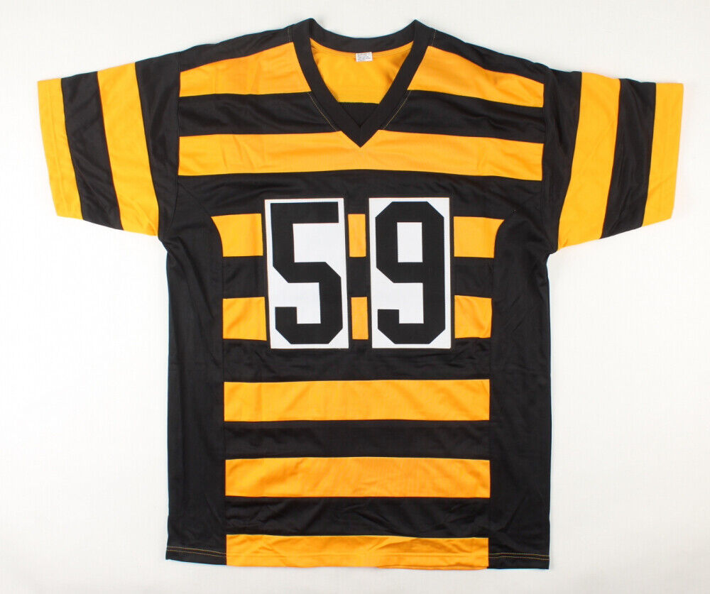 Jack Ham Signed Pittsburgh Steelers Bumble Bee Jersey Inscrd "HOF 88" (JSA COA)