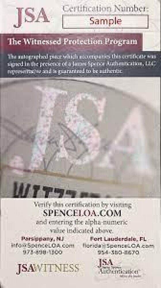 Chauncey Leopardi Signed Jersey / The Sandlot / "Squints" & "FOR EV-ERR! JSA COA