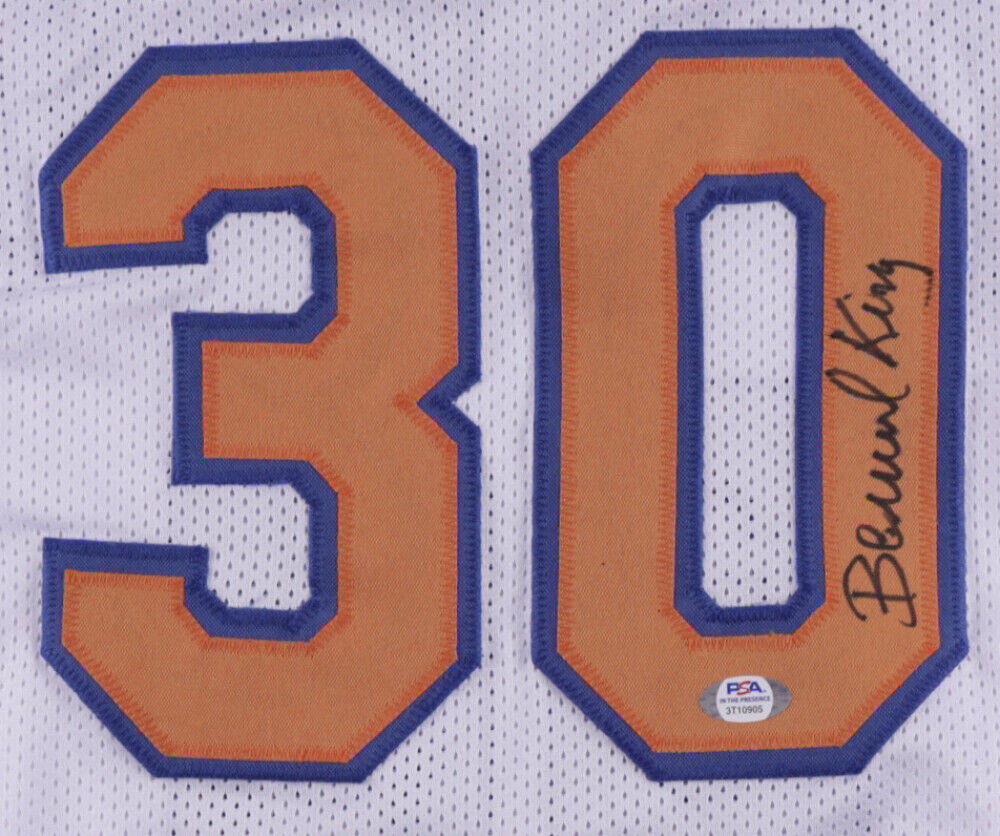 Bernard King Signed New York Knicks Jersey (PSA/DNA COA) 4xNBA All Star Forward