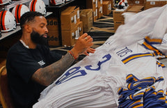 Odell Beckham Jr. & Jarvis Landry Signed LSU Tigers Jersey (JSA COA) Browns WR's