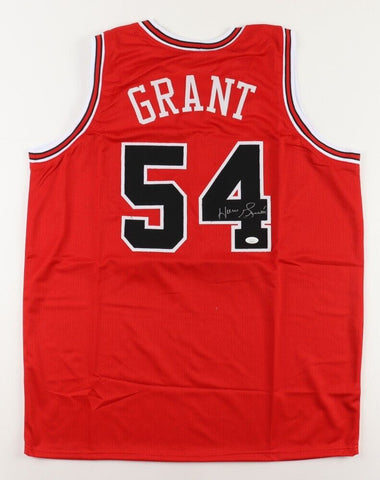 Horace Grant Signed Chicago Bulls Jersey (JSA COA) 4xNBA Champion /Power Forward