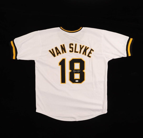 Andy Van Slyke 3X All Star Signed Authentic Pittsburgh Pirates