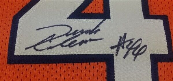 Derrick Coleman Signed Syracuse Orange Jersey (Pro Player COA) #1 Pick 1990