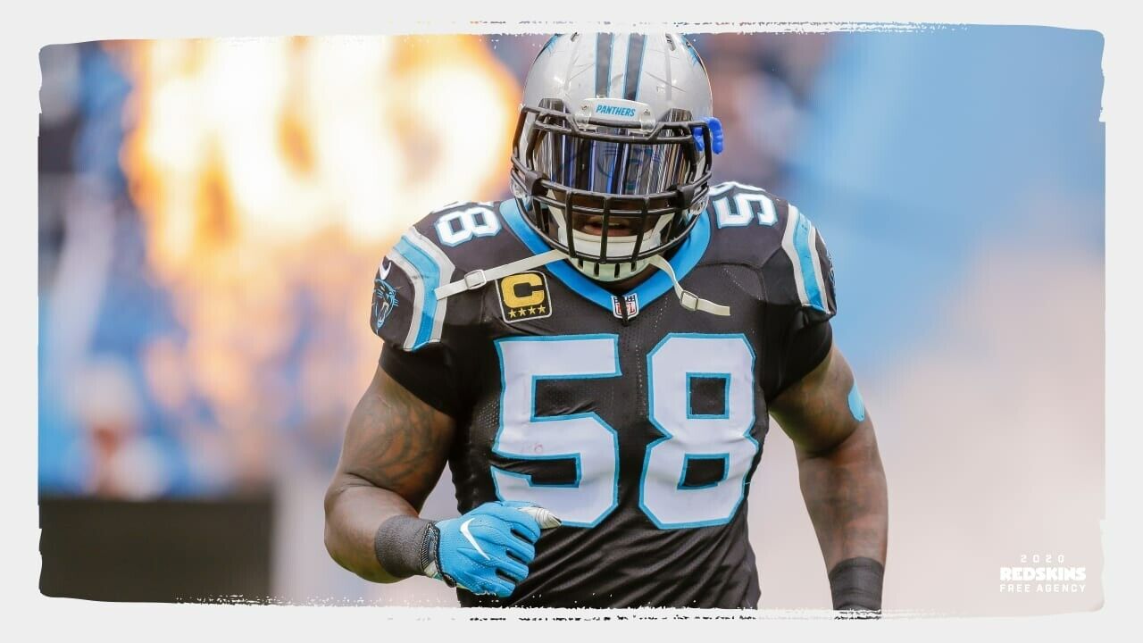 Thomas Davis Sr. Signed Panthers Jersey (JSA Holo) 3×Pro Bowl L B (2015 - 2017)