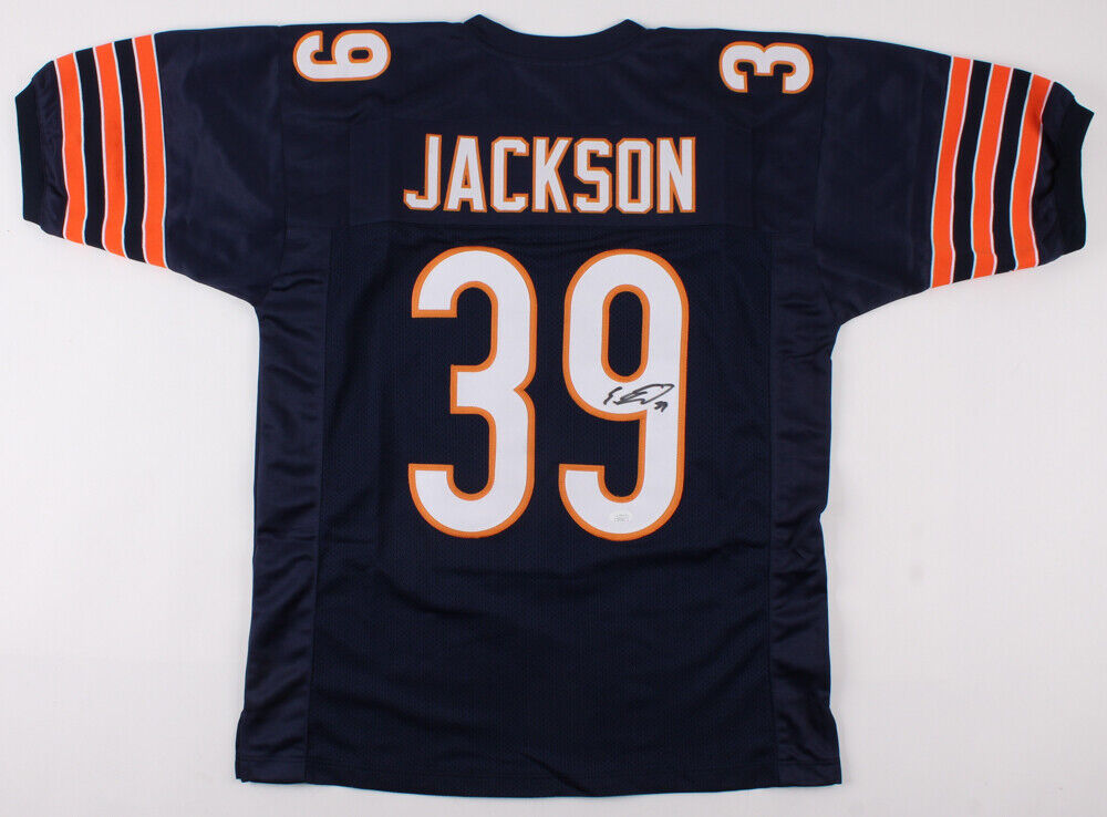 Eddie Jackson Signed Bears Jersey (JSA COA) Chicago 2017 4th Rd Pick / Bama D.B