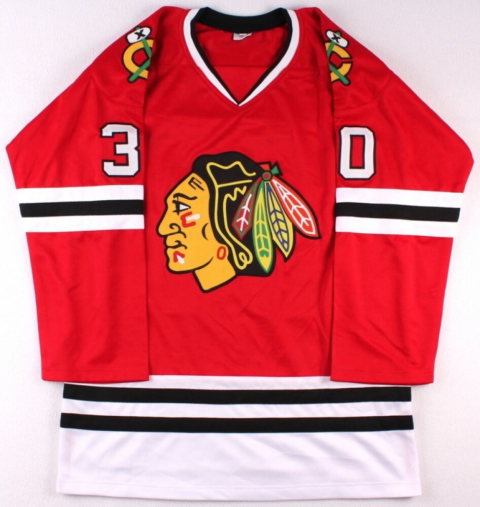 Ed Belfour Signed Chicago Blackhawks Jersey (JSA) NHL Career 1989–2008