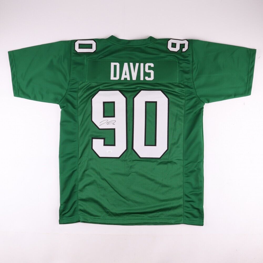 Jordan Davis Signed Philadelphia Eagles Jersey (JSA COA) 2022 1st Round Pick D.T