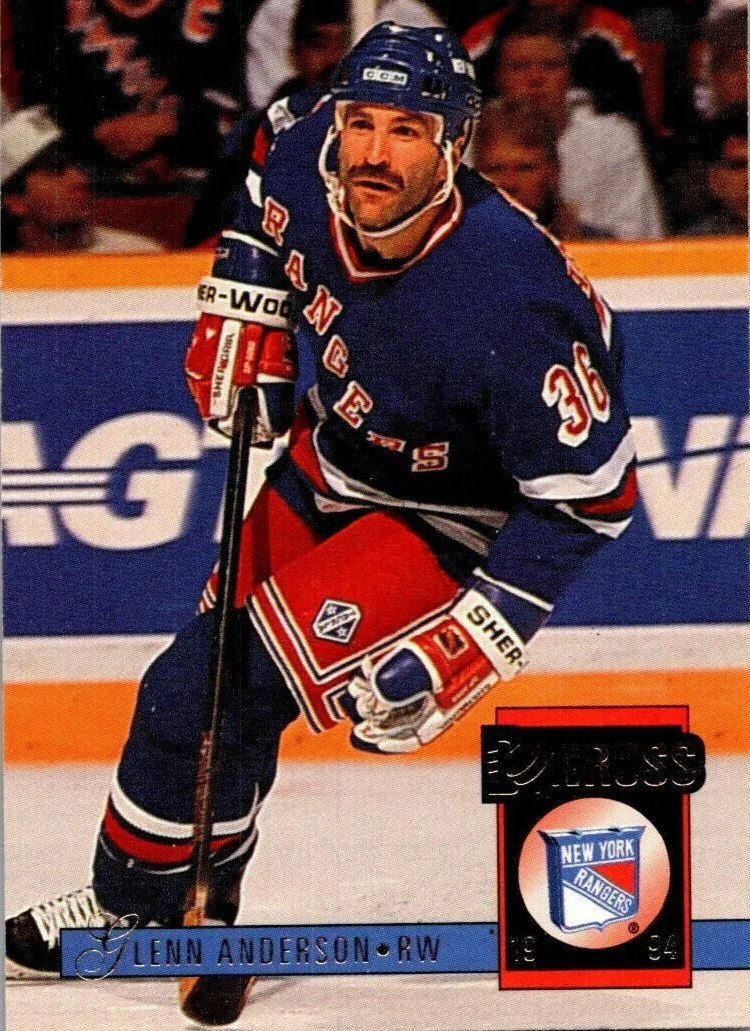 Glenn Anderson Signed New York Rangers Jersey Insc "94 Cup" (JSA COA) 6xChampion