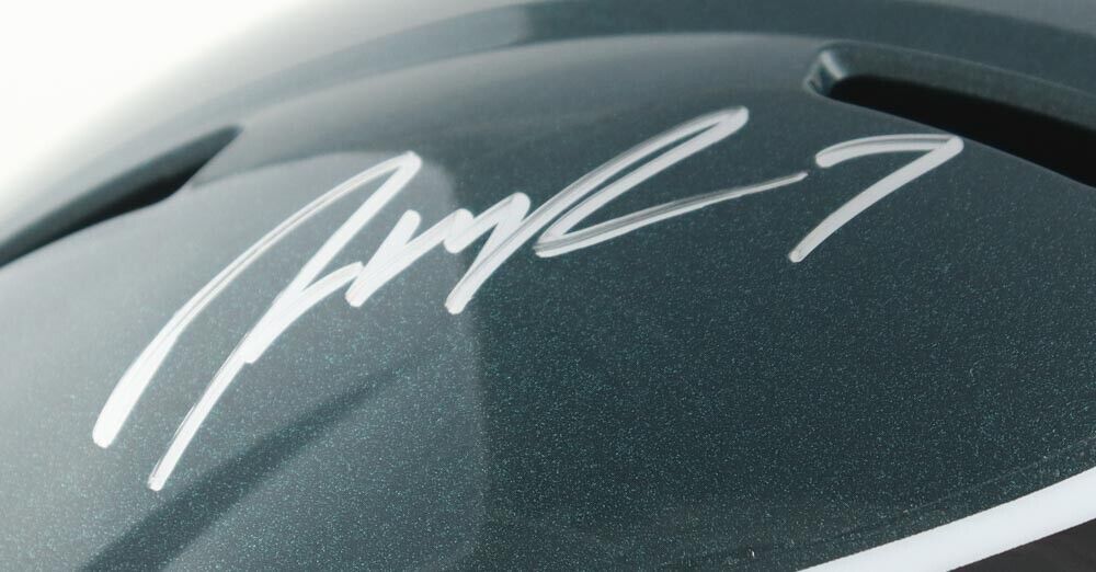 Haason Reddick Signed Philadelphia Eagles Full-Size Helmet (Beckett) Pro Bowl LB