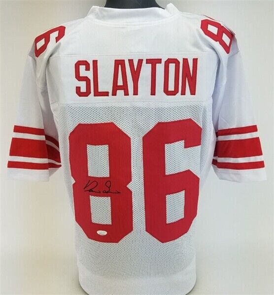 Darius Slayton Signed New York Giants Jersey (JSA COA) 2019 5th Rd Draft Pk WR