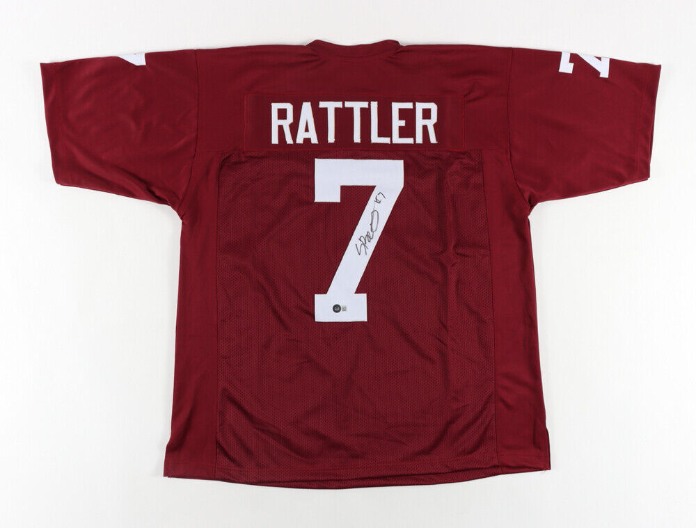Spencer Rattler Signed Oklahoma Sooners Jersey (Beckett Holo) 2021 Sophmore QB