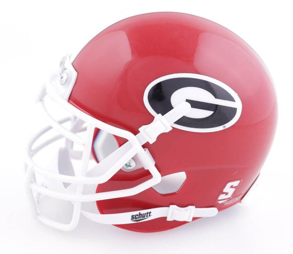 George Pickens Autographed Georgia Flash Mini Football Helmet - BAS