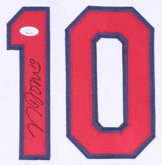 Nolan Jones Signed Indians Jersey (JSA Holo)Cleveland's #1 Minor League Prospect