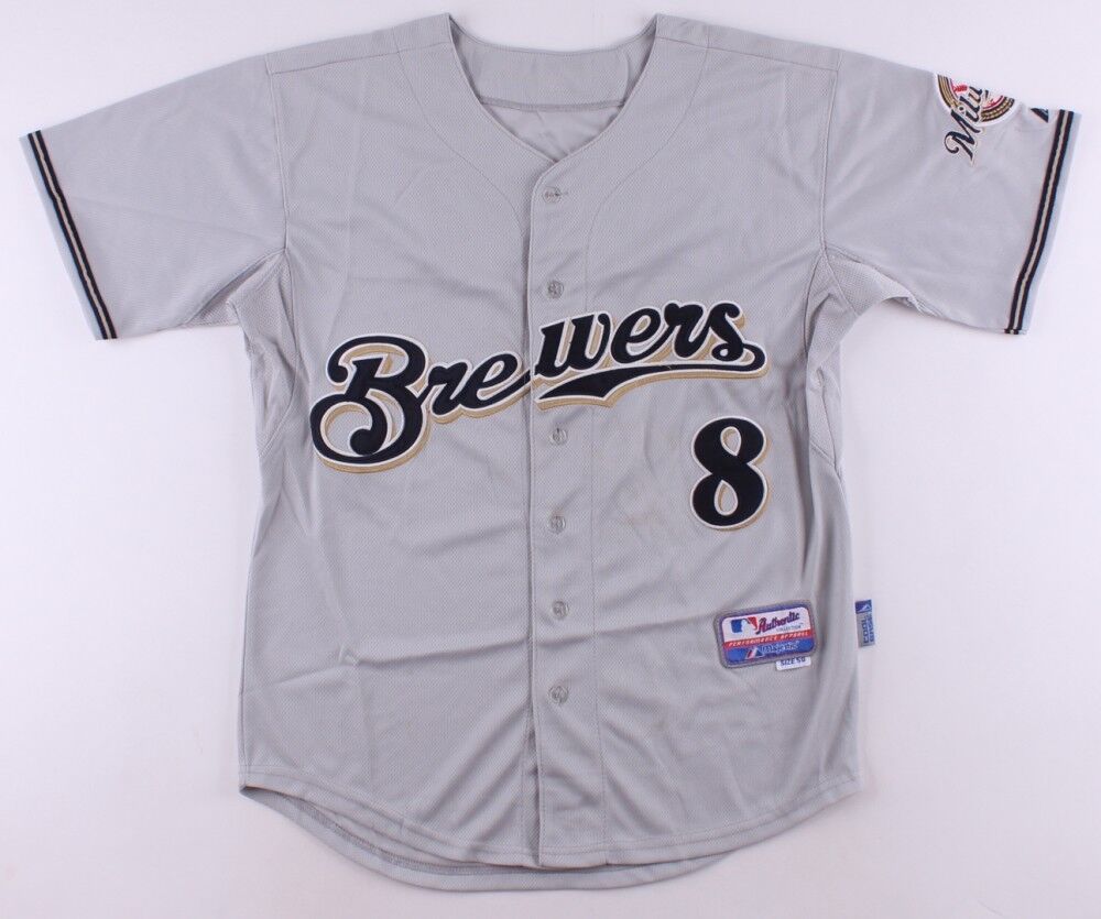 Ryan Braun Signed Milwaukee Brewers Majestic Jersey (JSA) 6×All-Star / 2011 MVP