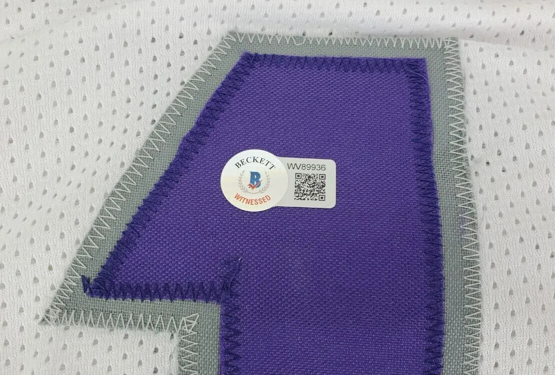 Quentin Johnston Signed TCU Horned Frogs Jersey (JSA COA) L A Chargers Receiver