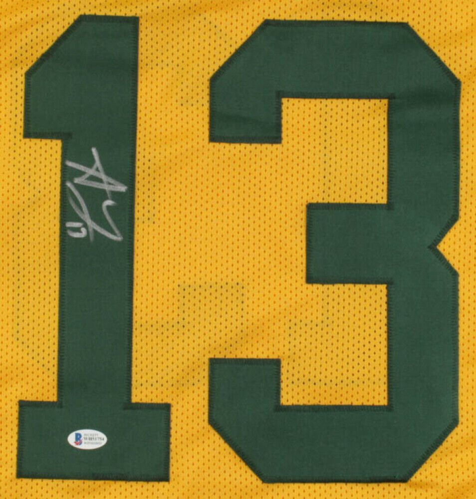 Allen Lazard Signed Green Bay Packers Throwback Jersey (Beckett COA) Iowa State