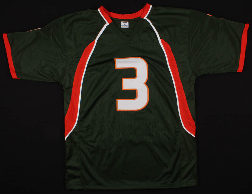 Frank Gore Signed Miami Hurricane Jersey (Beckett COA) 5×Pro Bowl Running Back