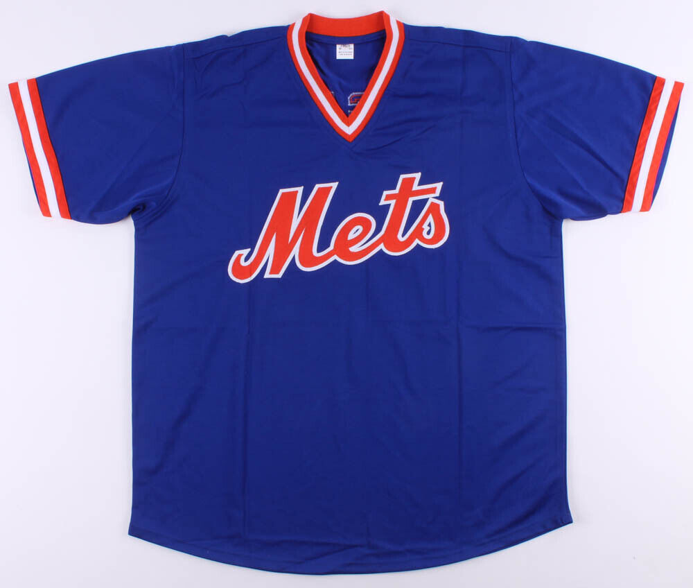 Dave Kingman Signed New York Mets Blue Jersey Inscribed "442 HR" (JSA COA) KONG