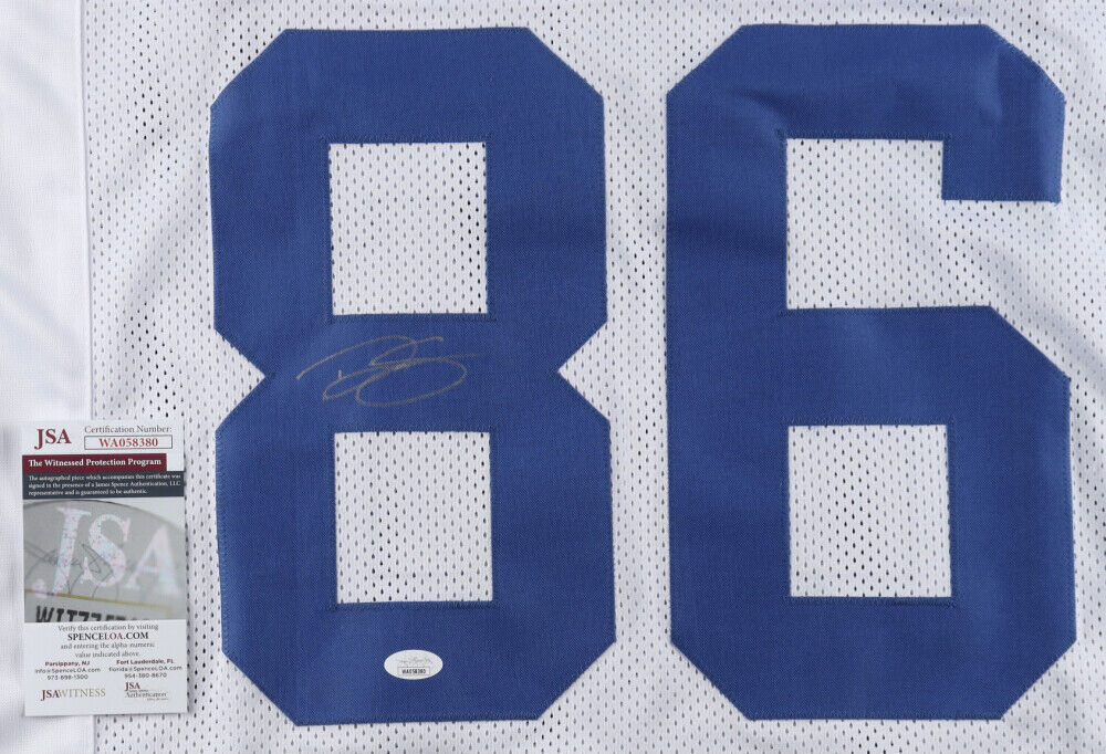 Dalton Schultz Signed Dallas Cowboys Home Jersey (JSA COA) Ex Stanford Tight End