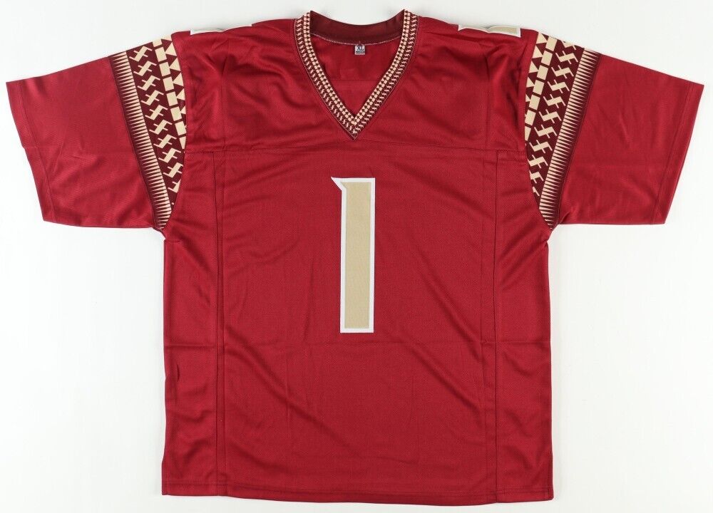 Winston Wright Signed Florida State Seminoles Jersey (JSA COA) 2023 Sr. Receiver
