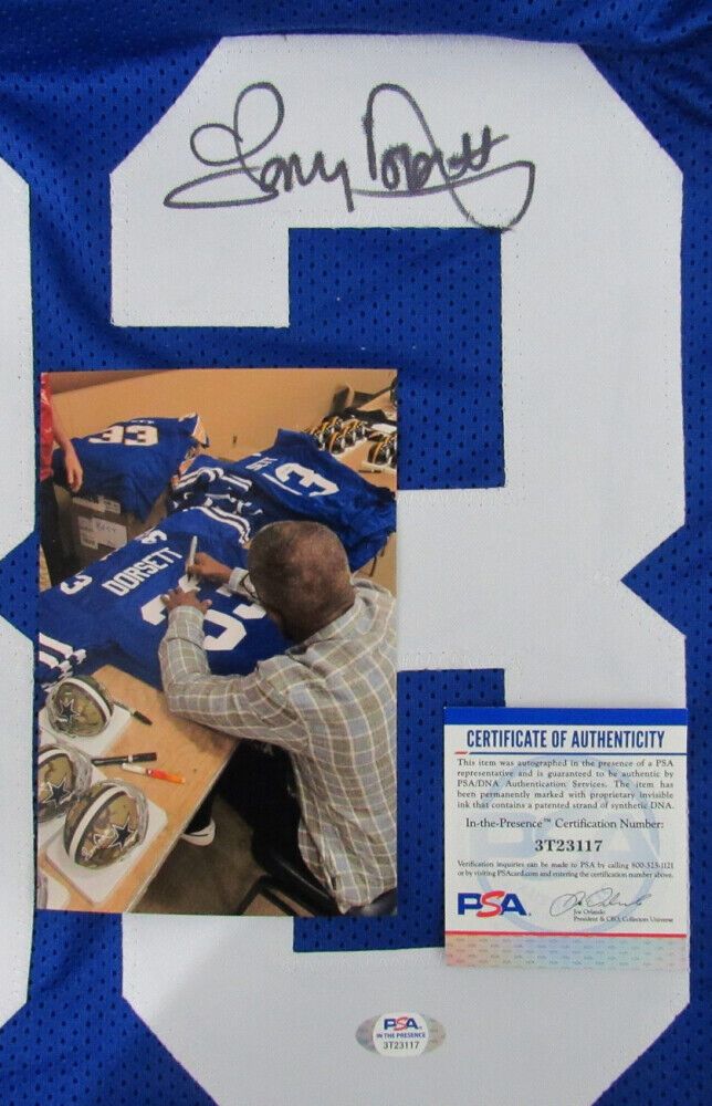 Tony Dorsett Signed Dallas Cowboys Jersey (PSA COA) 4×Pro Bowl (1978, 1981–1983)