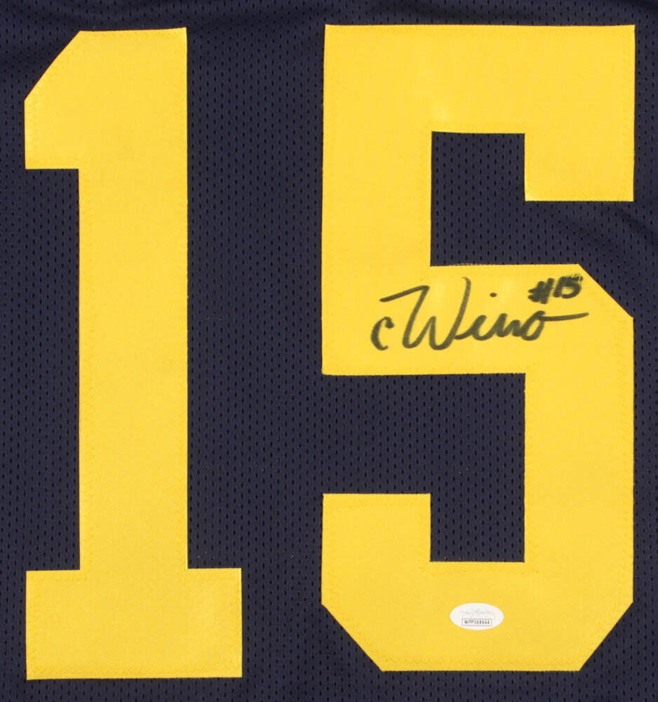 Chase Winovich Signed Michigan Wolverines Jersey / Patriots 2019 3rd Rd Pick JSA