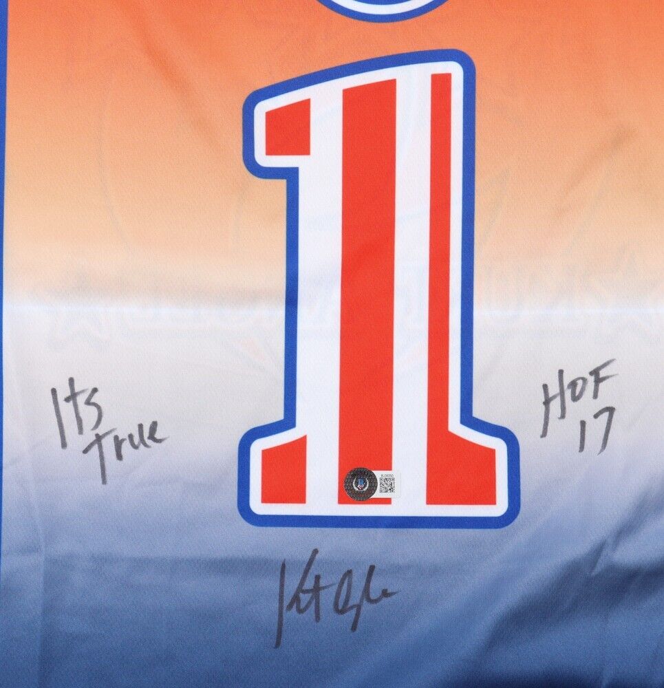 Kurt Angle Signed Jersey Inscribed "HOF 17" & "Its True" (Beckett) 1996 Olympics