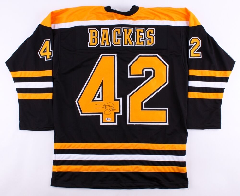 David Backes Signed Boston Bruins Jersey (Beckett) Playing career 2005–present