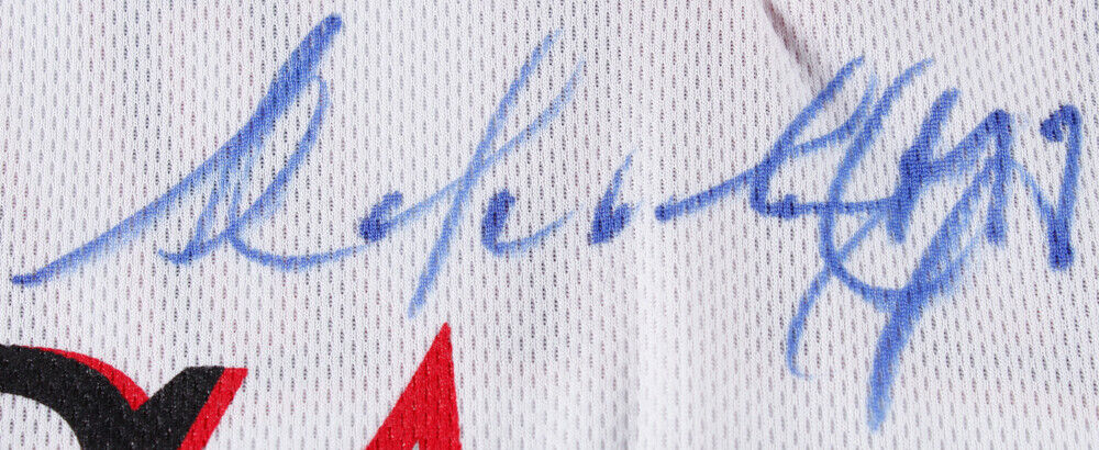 Samuel Dalembert Signed Philadelphia 76ers Jersey (JSA COA) 2001 Sixers 1st Rd