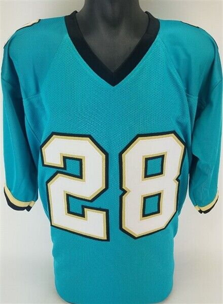 Fred Taylor Signed Jaguars Jersey (JSA COA) Jacksonville R.B. (1998–2008) Gators