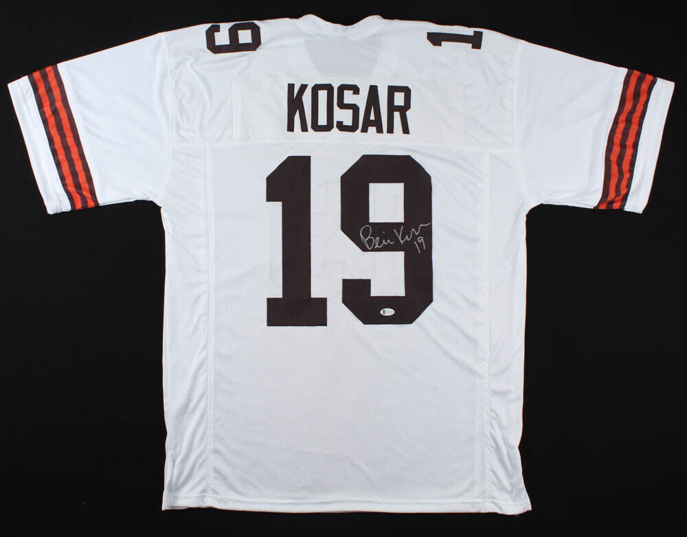 Bernie Kosar Signed Cleveland Browns Jersey (Beckett COA) 2xPro Bowl QB / Miami