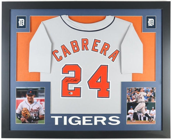 Miguel Cabrera Signed Detroit Tigers Custom Jersey (Beckett COA) Tripl –  Super Sports Center