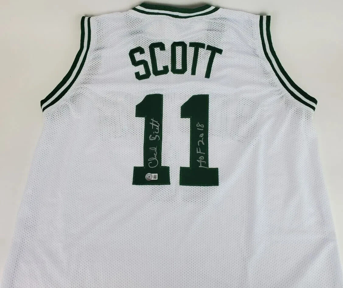 Charlie Scott Signed Boston Celtics Jersey Inscribed "HOF 2018" (Beckett)