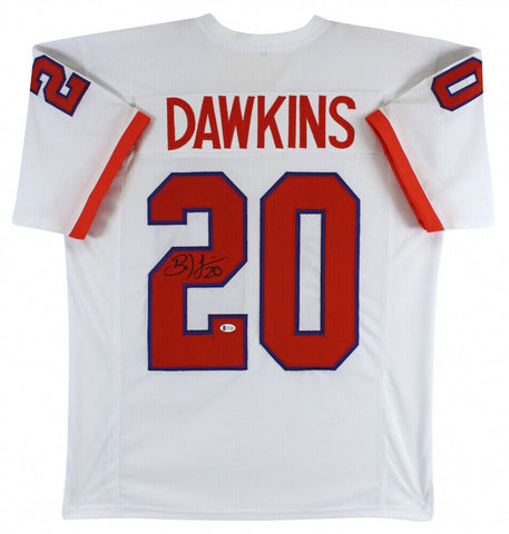 Brian Dawkins Signed Clemson Tiger Jersey (Beckett COA) Eagles 9xPro Bowl Safety